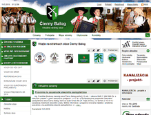 Tablet Screenshot of ciernybalog.sk